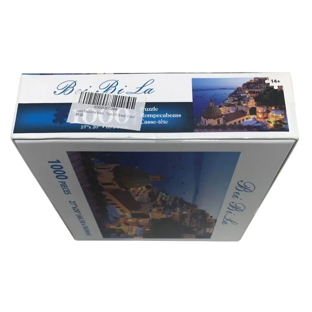 Bei Bi la jigsaw puzzle 1000 piece 27x20 Mediterranean Night Sea View new in box